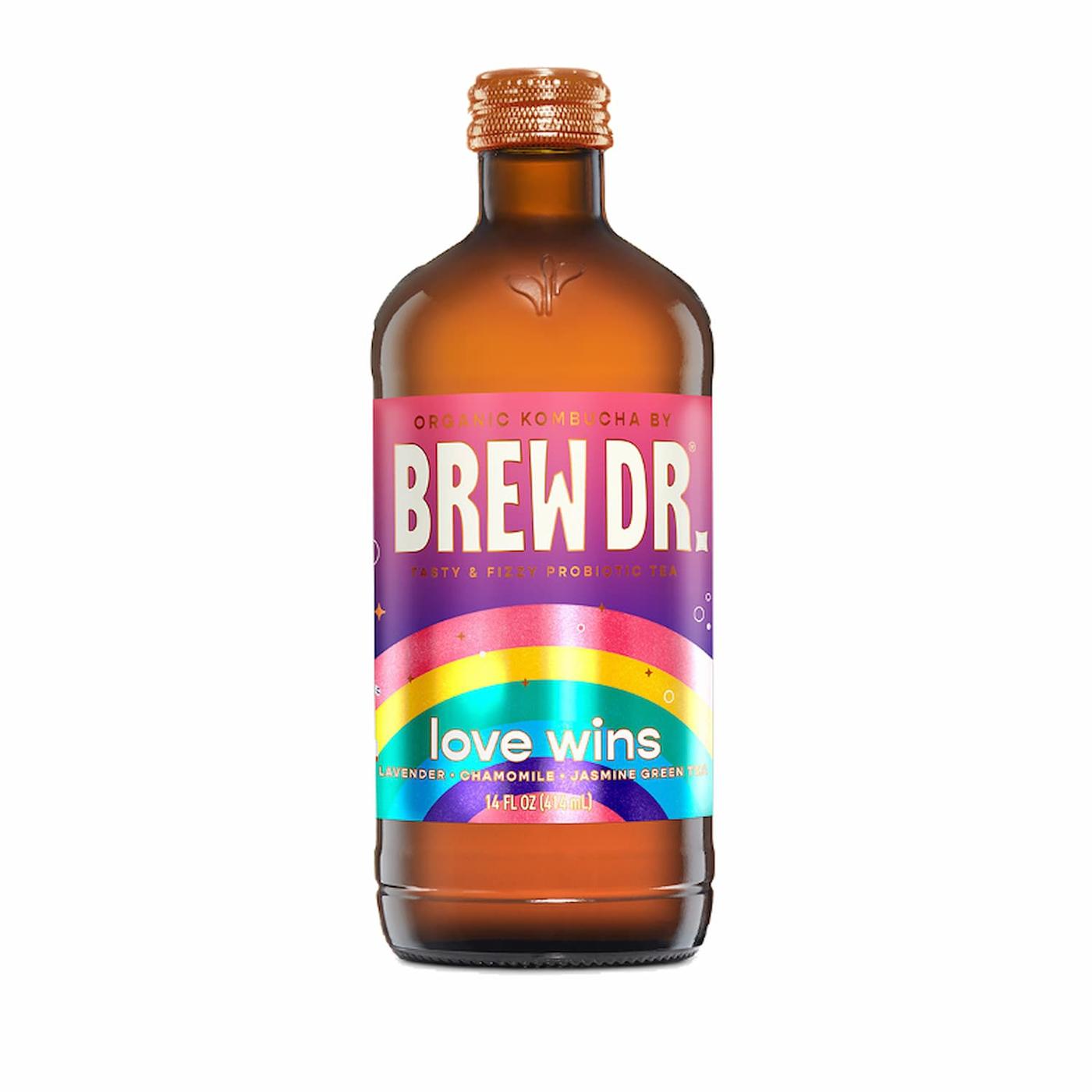 Get Brew Dr. Kombucha Organic Kombucha, Love Wins Delivered