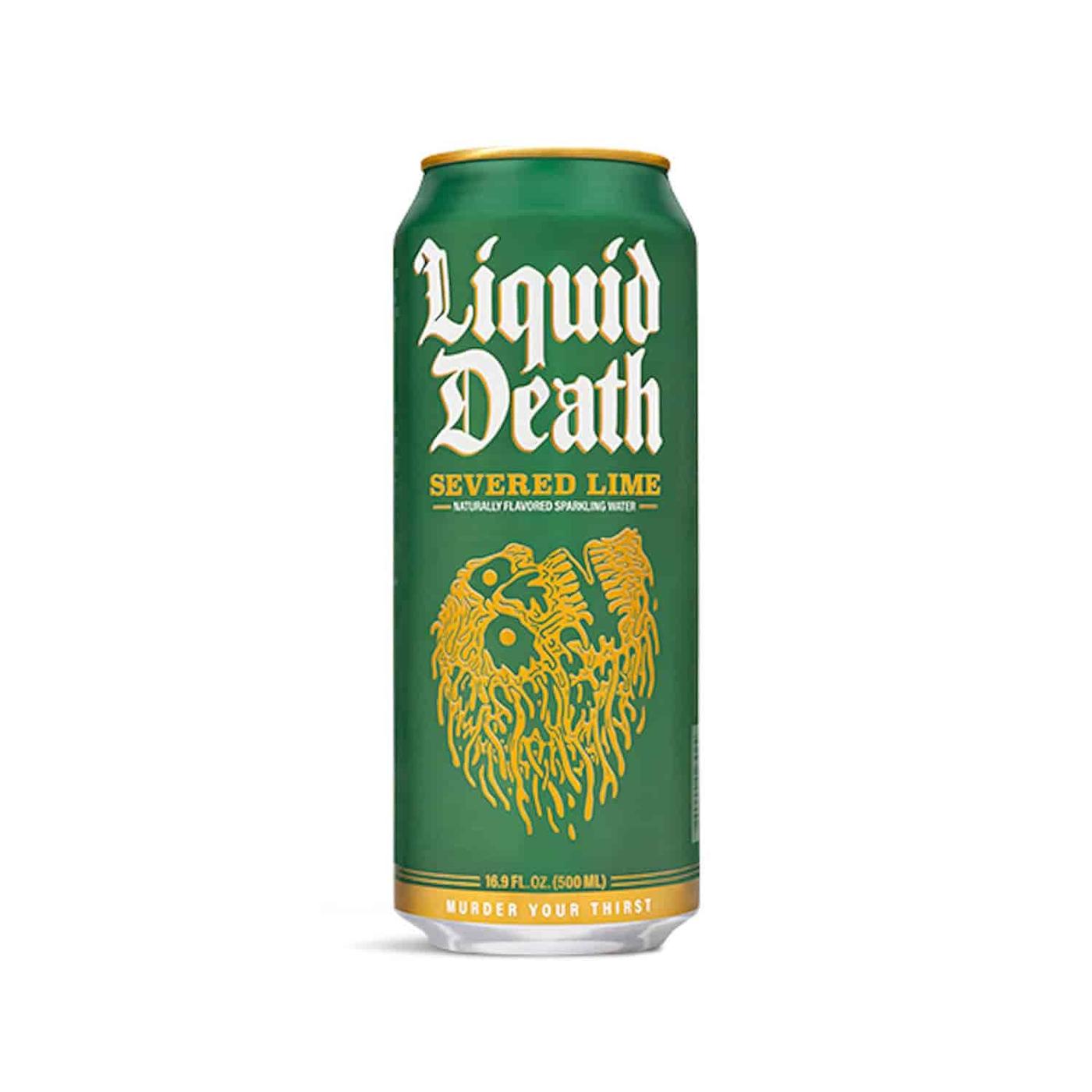 Get Liquid Death Sparkling Mountain Water, 100% Naturally Flavored