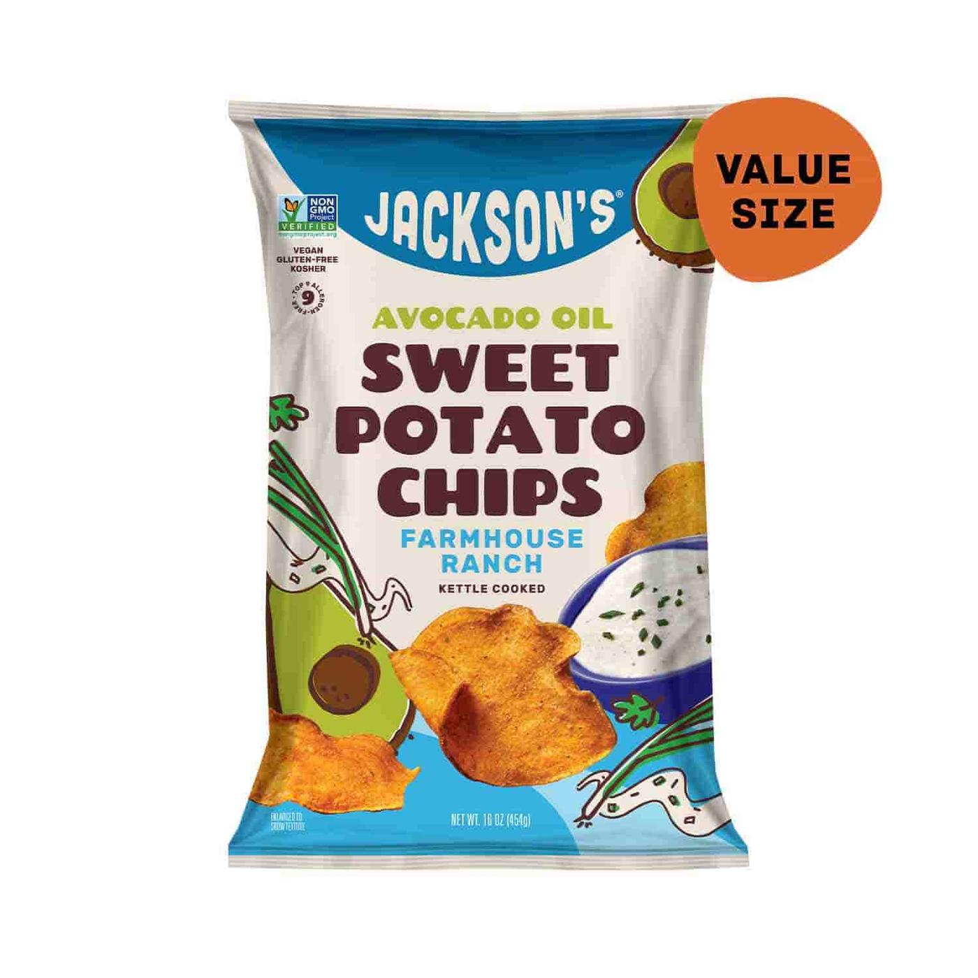 Farmhouse Ranch Avocado Oil Sweet Potato Chips