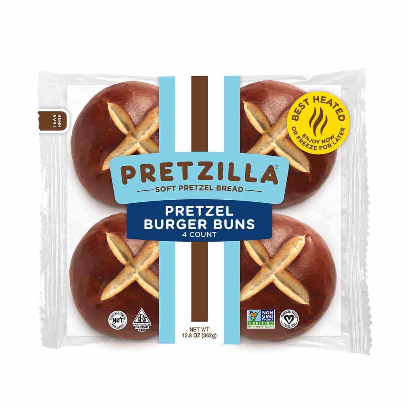 Get Pretzilla Soft Pretzel Burger Buns Delivered | Misfits Market