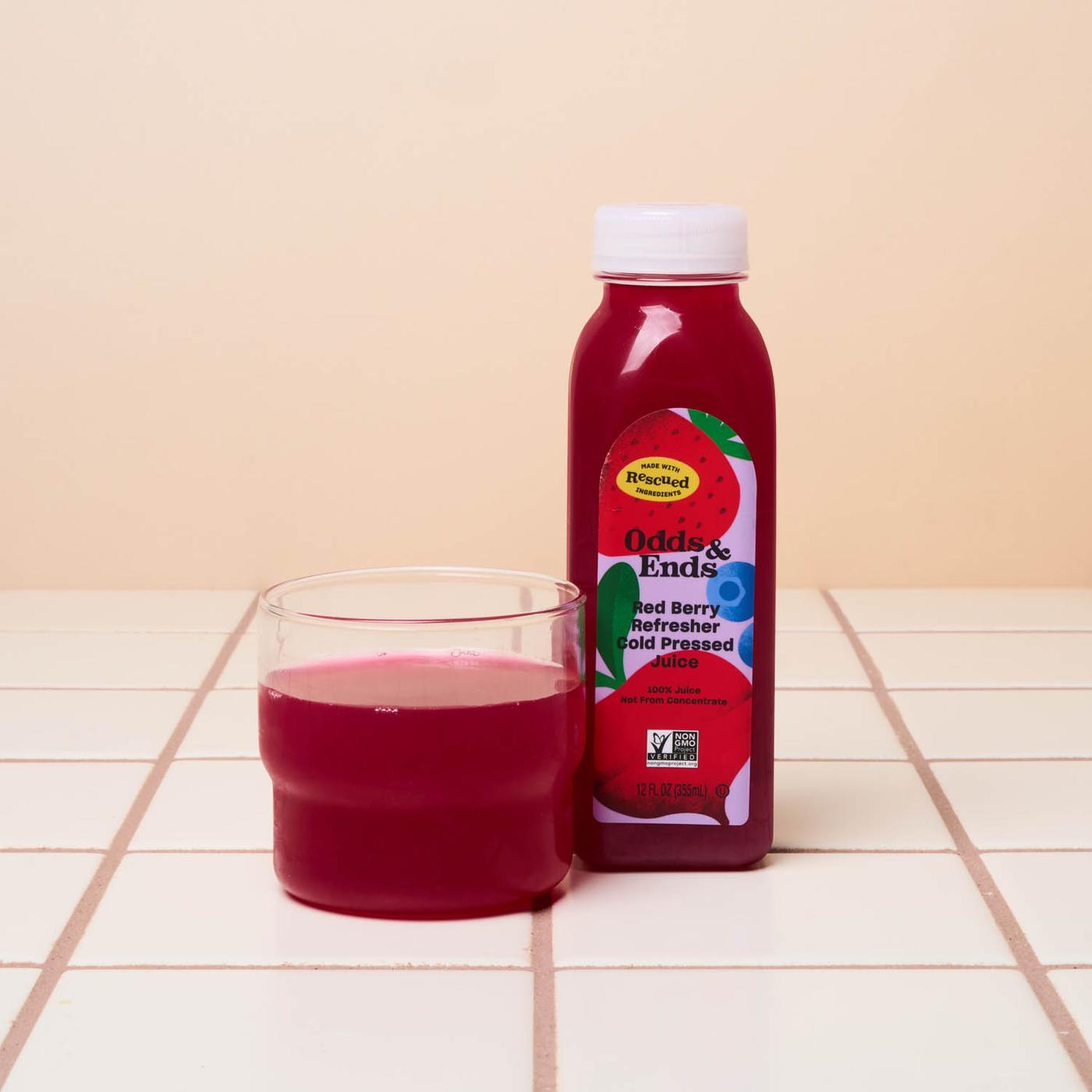 Get Odds & Ends Cold Pressed Juice, Red Berry Refresher Delivered