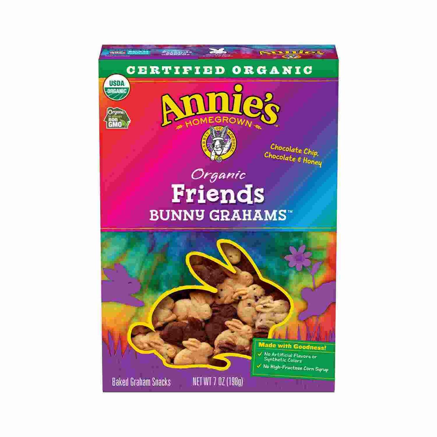 Get Annie's Homegrown Organic Bunny Grahams Friends Delivered