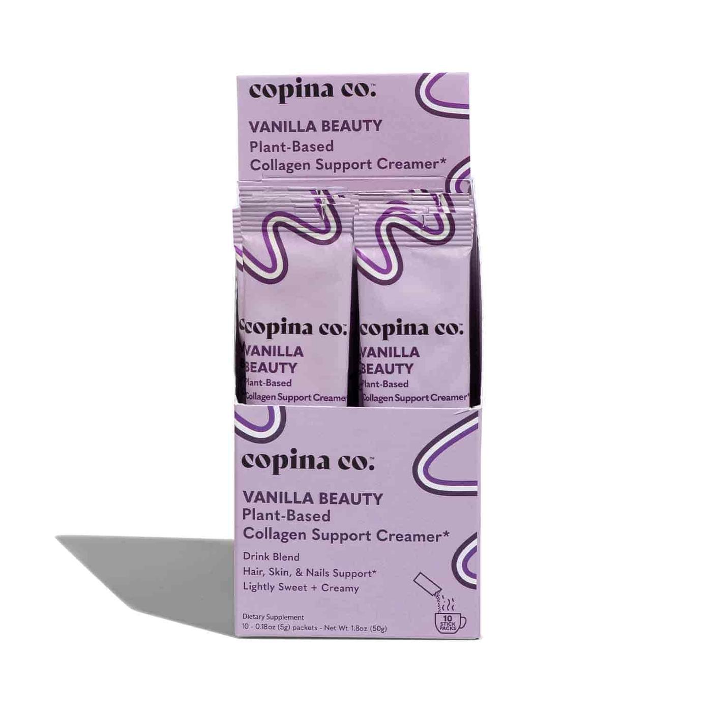 Get Copina Co Plant-Based Collagen Support Drink Blend, Vanilla Get Copina Co Plant-Based Collagen Support Drink Blend, Vanilla
