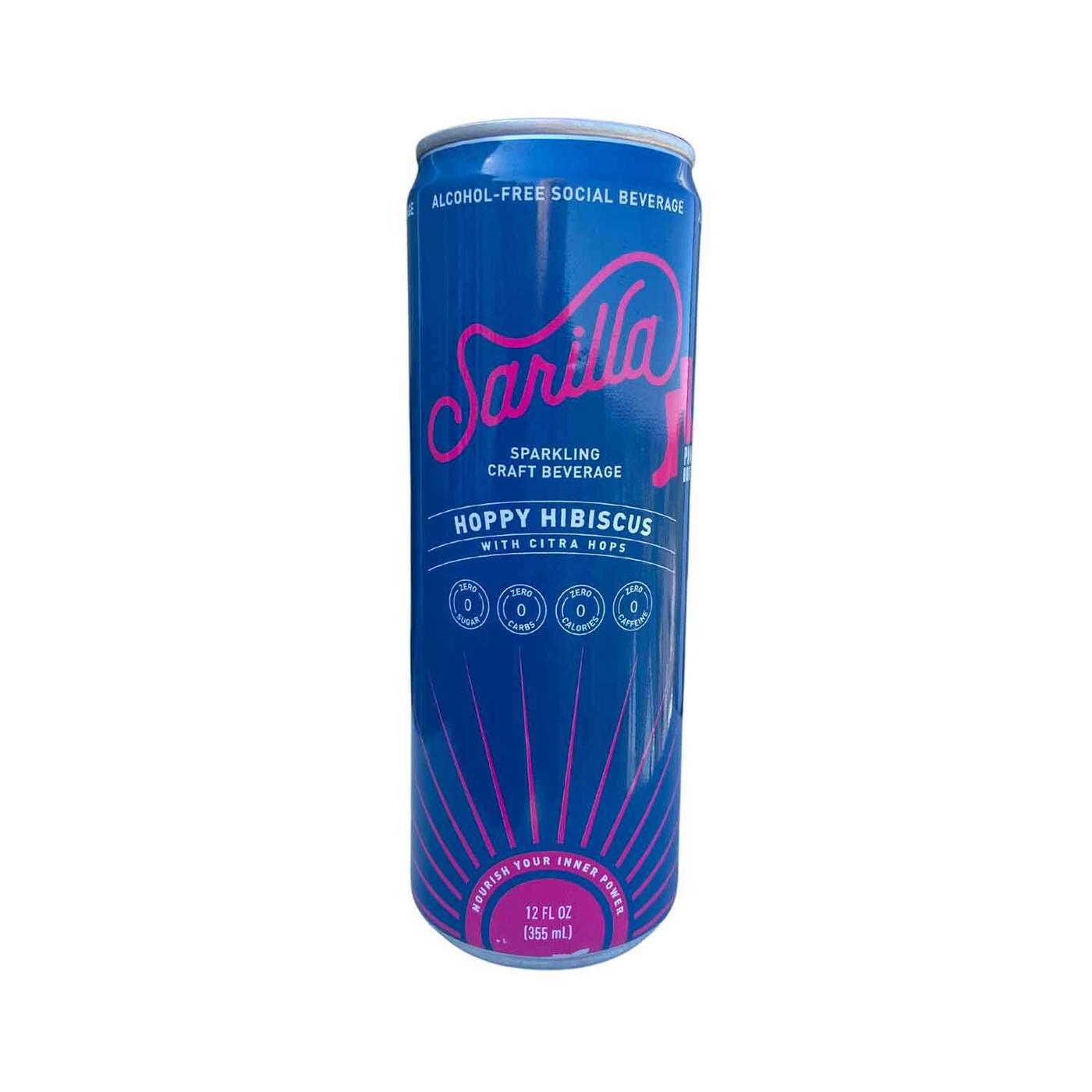 Get Sarilla Organic Alcohol-Free Sparkling Beverage, Hoppy
