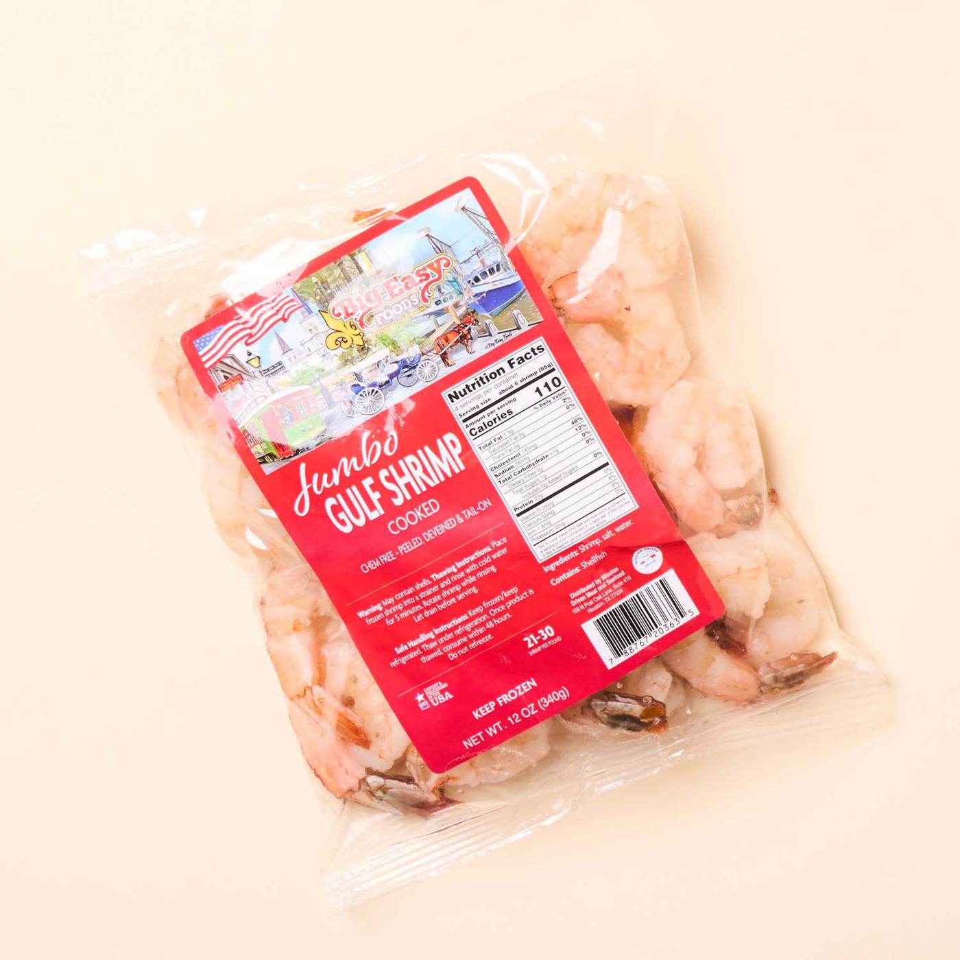 Get Big Easy Seafood Jumbo Gulf Shrimp, Cooked Delivered | Misfits