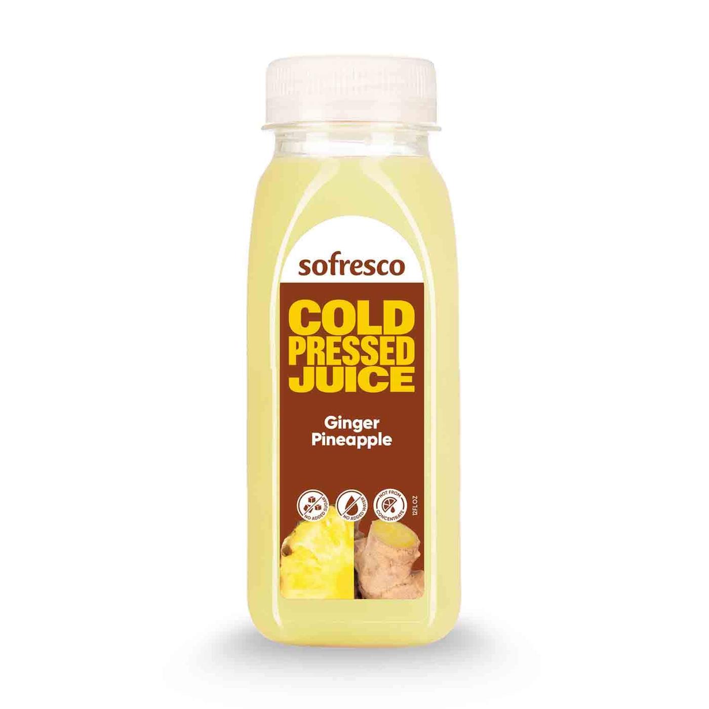 Get Sofresco Cold Pressed Juice, Ginger Pineapple Delivered