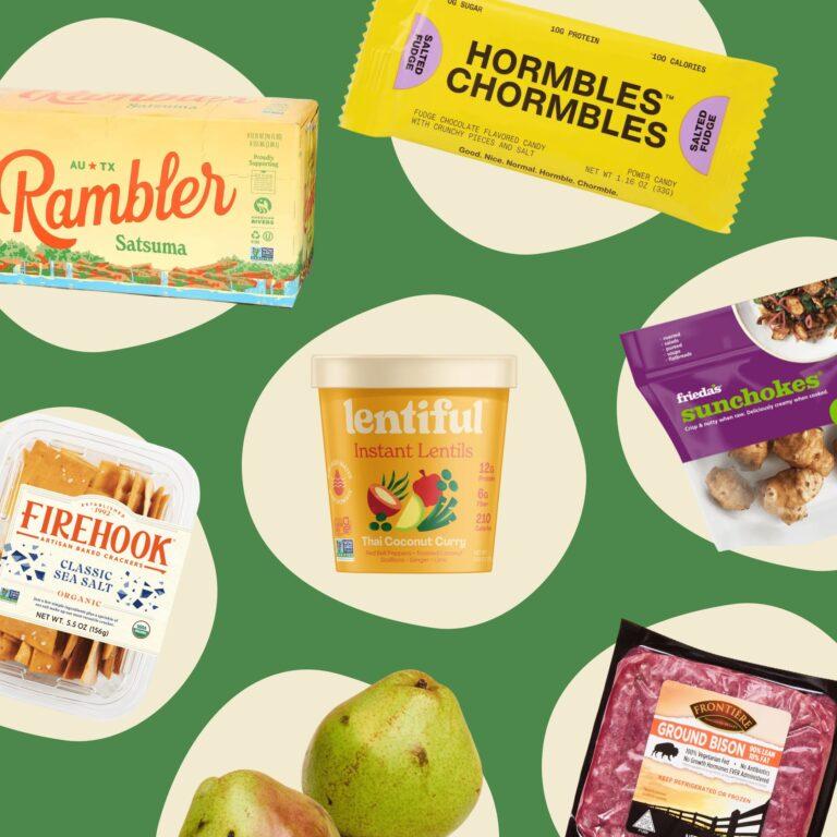 a selection of popular grocery products