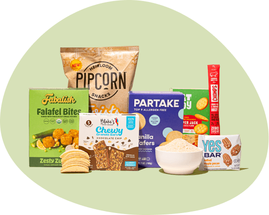 Assortment of gluten free foods