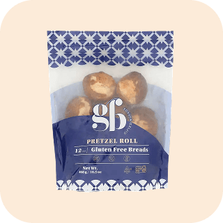 Image of gluten-free pretzel buns