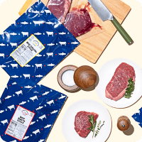 Image of beef sirloin steaks