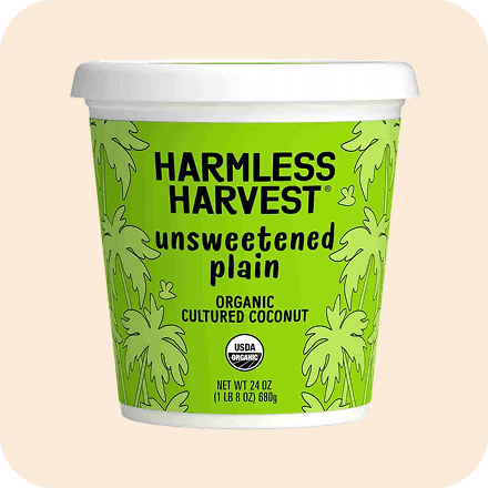 Organic coconut yogurt