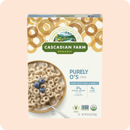 Organic cereal available for home delivery from Misfits Market