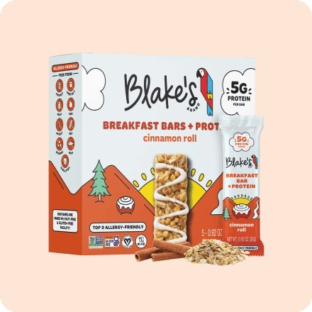 High-protein cereal bars available for delivery
