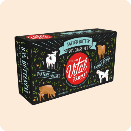 Grass-fed butter available for home delivery
