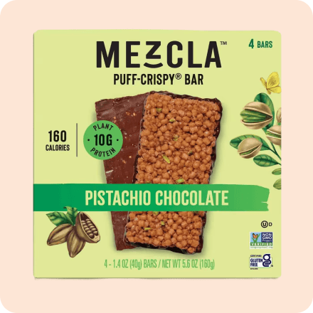 Mezcla Crispy Pistachio Chocolate Puff-Crispy Protein Bar available to buy online