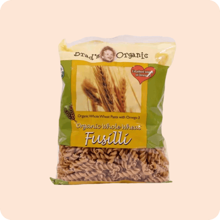 Whole Wheat Fusilli Pasta